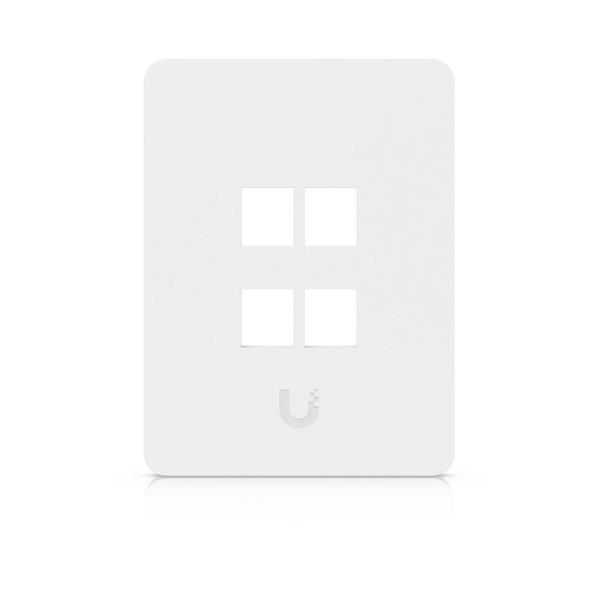 Ubiquiti UACC-WP-Keystone-V-4P Vertical Universal Paintable Keystone Wall Plate 4-Port 4Pk