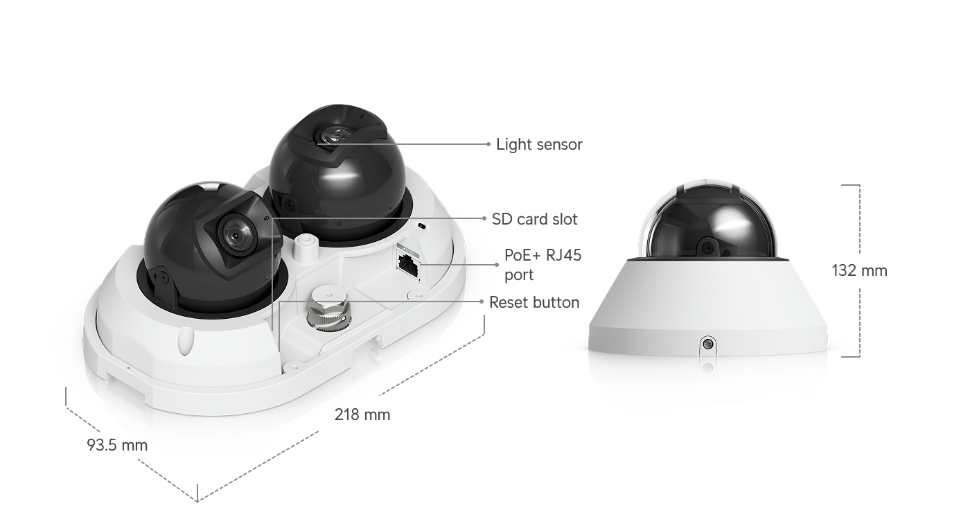 Ubiquiti UVC-AI-MS-2 Camera White