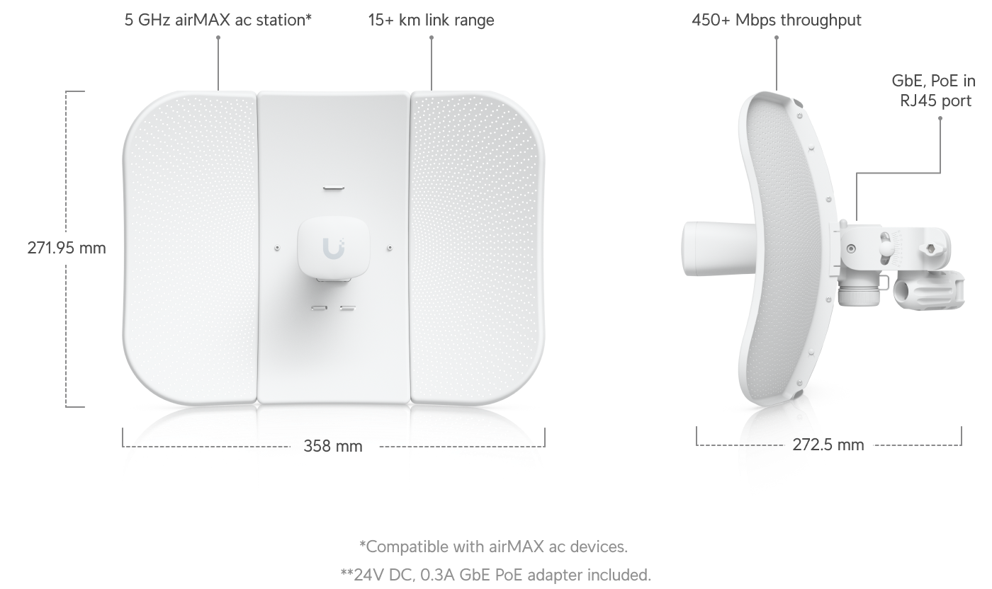 Ubiquiti LBE-5AC-Gen2 LiteBeam