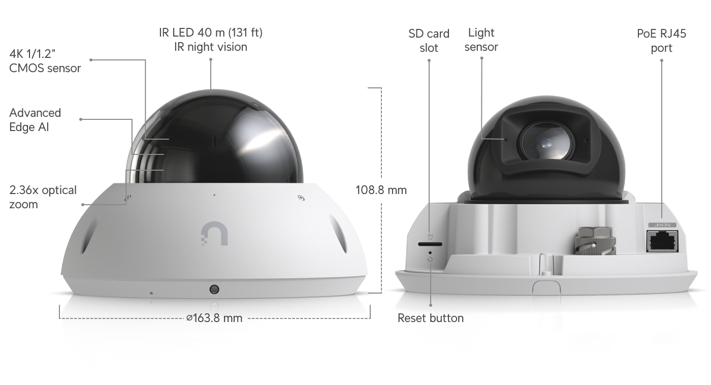 Ubiquiti UVC-G6-Edge-Dome Camera