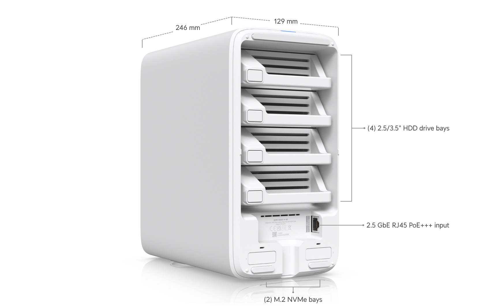 Ubiquiti UNAS-4 White
