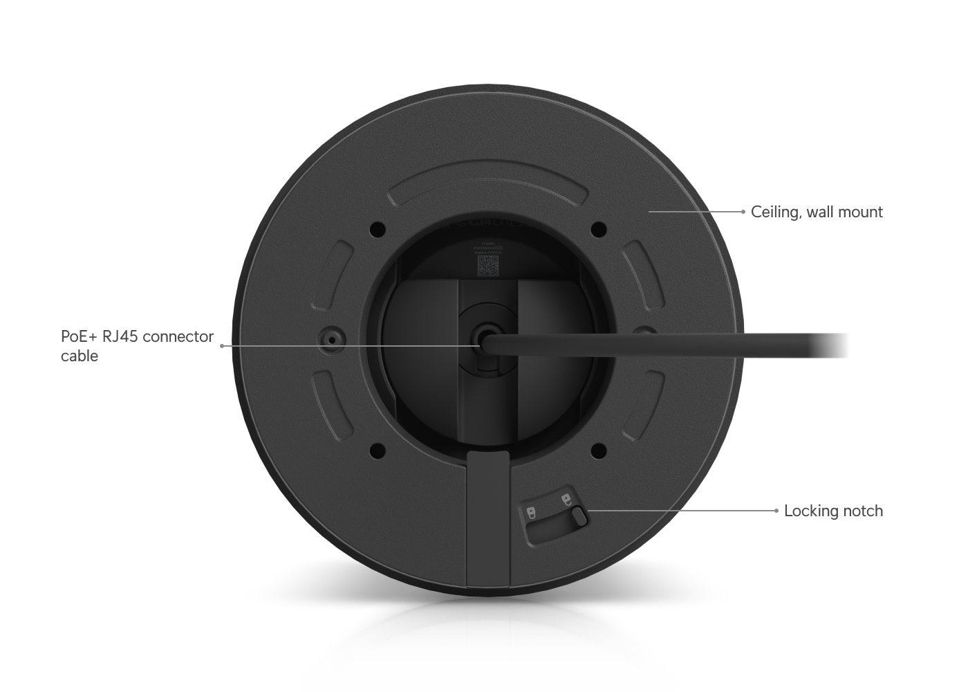 Ubiquiti UVC-G6-Pro-Turret Camera Black