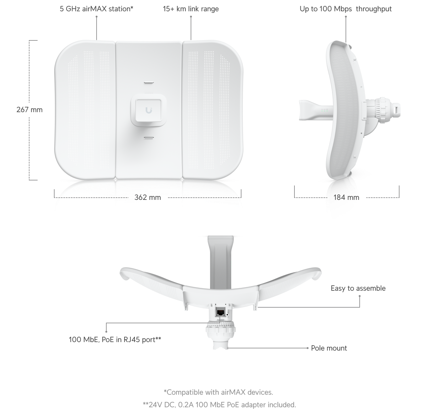 Ubiquiti LBE-M5-23 LiteBeam